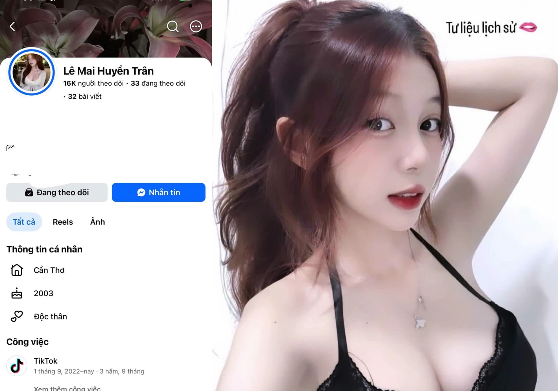 Ảnh thumbnail video Phim sex em Lê Mai Huyền Trân xinh