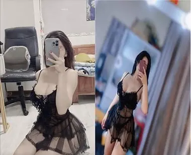 Ảnh thumbnail video Em gái ngực bự trong bộ đồ ren kích thích anh người yêu
