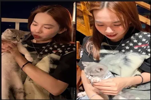 Ảnh thumbnail video Bảo Ngọc lộ clip mới mê nuôi mèo và chăm chim