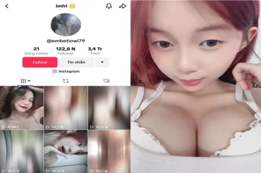 Ảnh thumbnail video Huyền Trân vếu to nằm hưởng thụ
