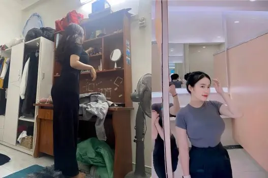Ảnh thumbnail video Em sinh viên trường Công Đoàn ngực đầy đặn