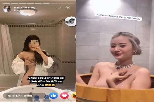 Ảnh thumbnail video Clip sex khẩu dâm Triệu Linh Trang vú to