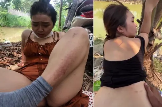 Ảnh thumbnail video Clip nóng Việt chịch vợ bạn bên sông phê pha